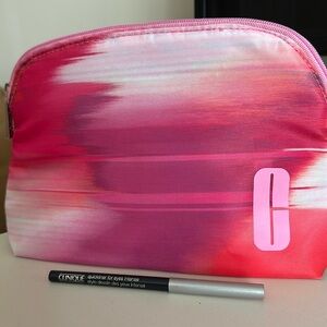 CLINIQUE Make-Up Bag and Quickliner for Eyes Intense Black